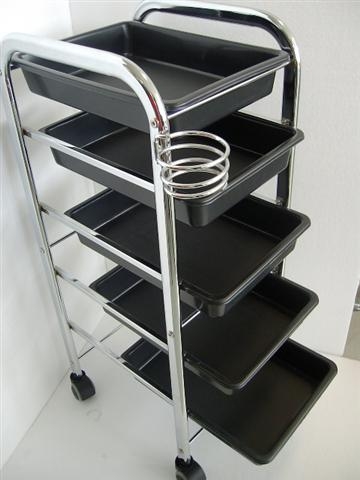 Trolley 5 Tray with with Dryer Holder