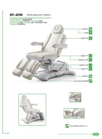 ELECTRICAL FULL FUNCTION FACIAL BEAUTY COUCH